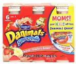Dannon Danimals smoothie; swingin' strawberry banana, 6- 3.1fl. oz bottles Center Front Picture